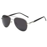 Unisex Aviator Sunglasses with Polarised and UV Protected Lens